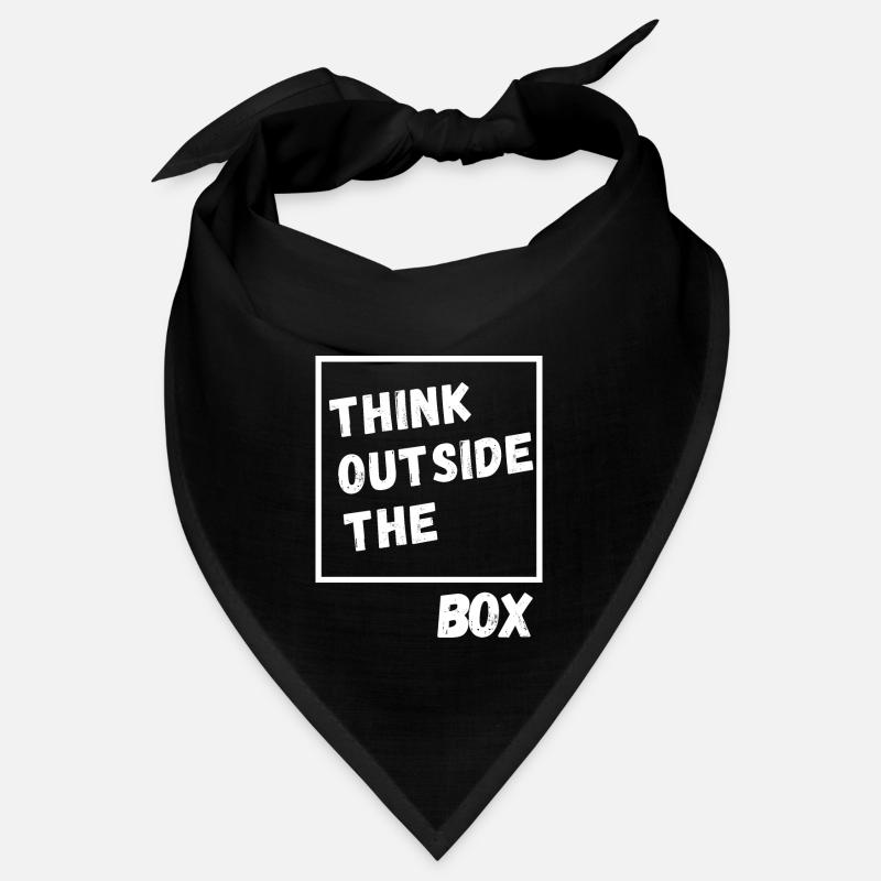 Think outside the Box. Thinking differently Bandana