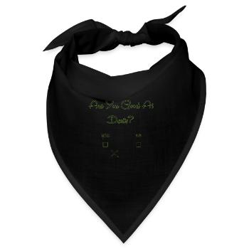 Dart Dartboard Dartpfeil - Bandana - Schwarz - Vorne