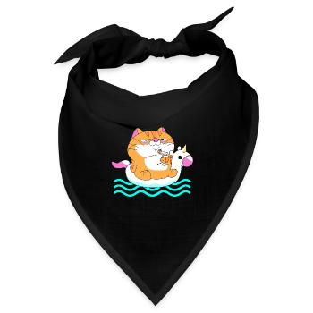 Pool Party - Bandana - Schwarz - Vorne
