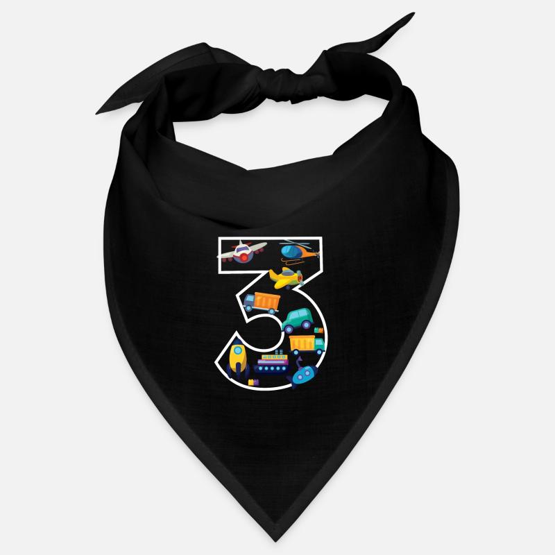 3 Jahre alt - 3. Geburtstag Bandana