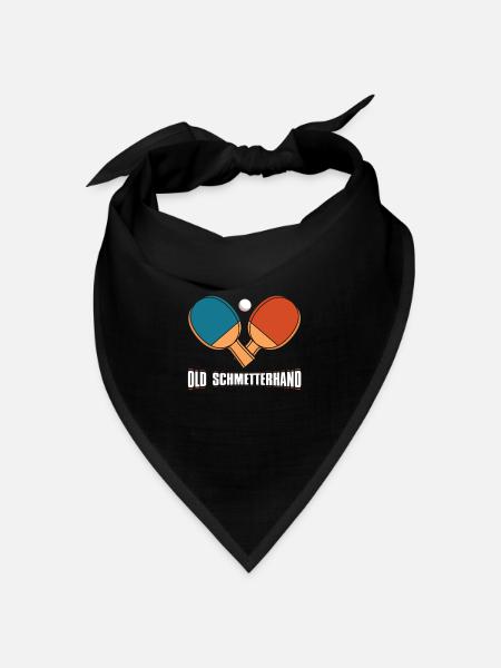 Old Butterflies - table tennis - Bandana - black - Front