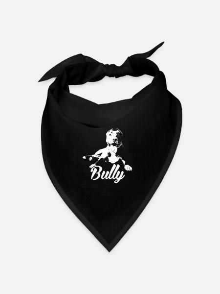 American Bully Hunde Hundebesitzer Geschenk - Bandana - Schwarz