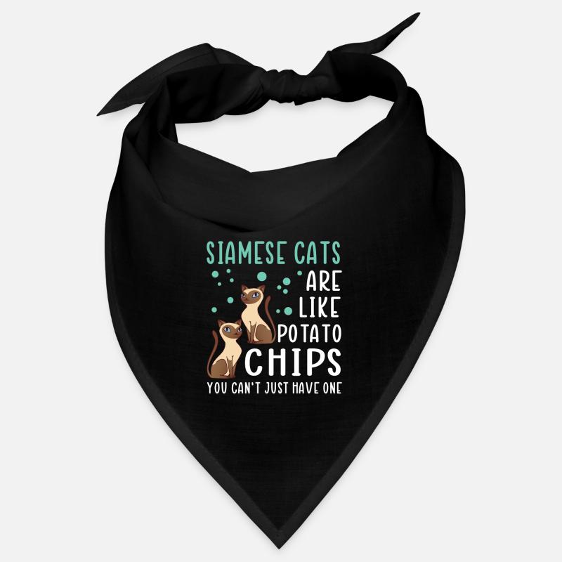 Siamois Cat Cats Propriétaire de chat Bandana