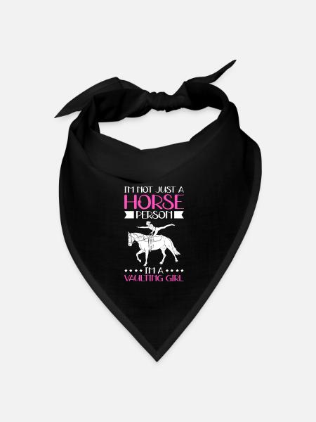 Voltige Sport équestre Sports équestres Cheval Cadeau - Bandana - noir