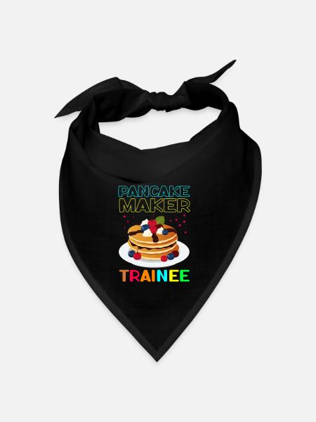 Pancakes Pancake Pancake Gift - Bandana - black - Front