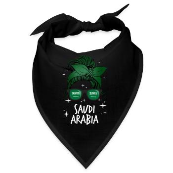 Saudi-Arabien - Bandana - Schwarz - Vorne