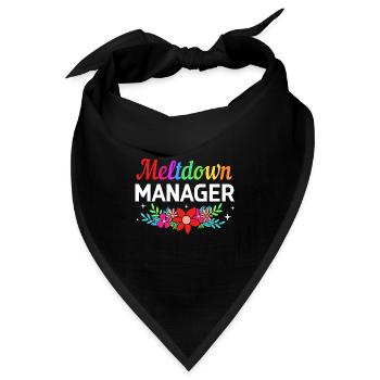 Kindertagesstätte Erziehung Erzieher Erzieherin - Bandana - Schwarz - Vorne