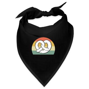 Brezel - Bandana - Schwarz - Vorne