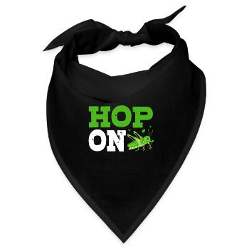 Heuschrecke - Bandana - Schwarz - Vorne