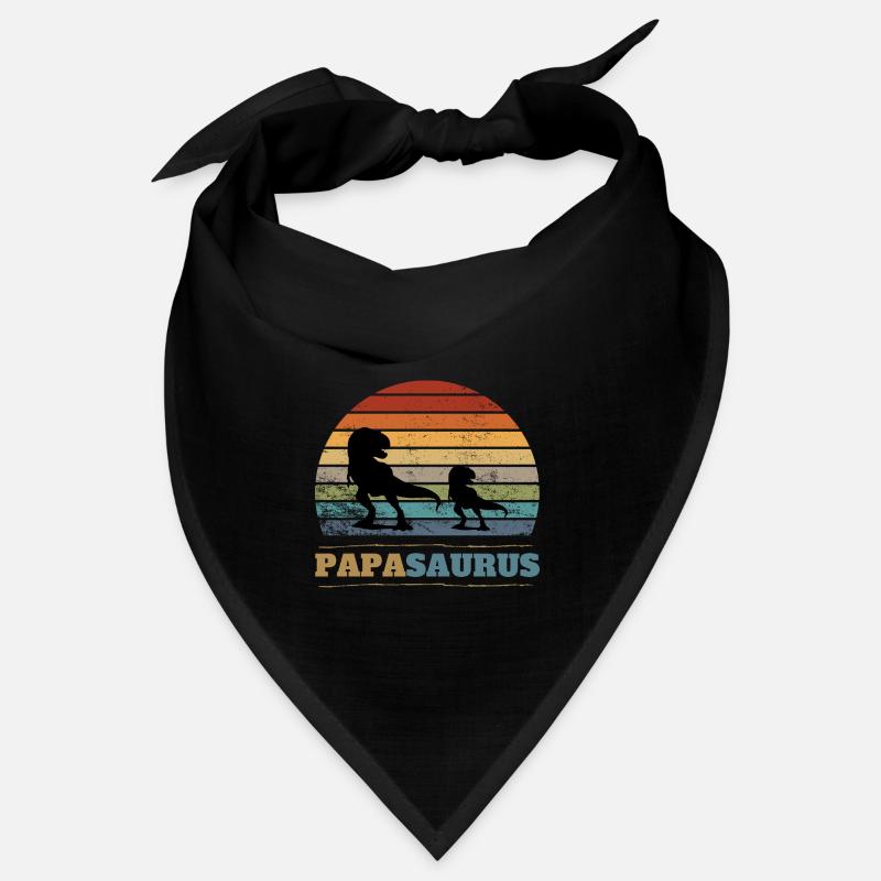 Papa Saurus Vatertag Geburtstag Dino Papasaurus Bandana