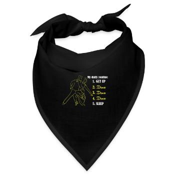 Walzer Paartanz - Bandana - Schwarz - Vorne