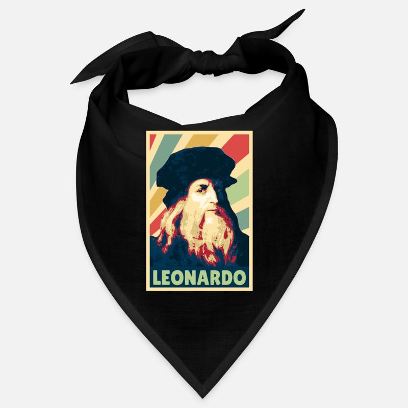 Leonardo da Vinci Vintage Farben Bandana