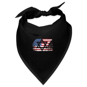 Chanukkah - Bandana - Schwarz - Vorne