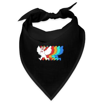 Mottenmann - Bandana - Schwarz - Vorne