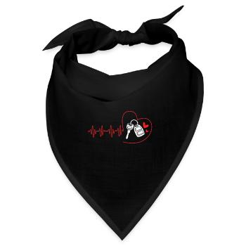 Autofahrer - Bandana - Schwarz - Vorne