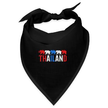 Thailand - Bandana - Schwarz - Vorne