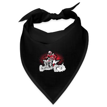 Quad - Bandana - Schwarz - Vorne