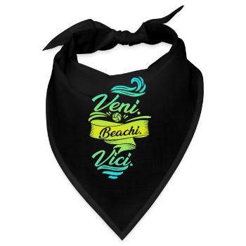 Beachvolleyball - Bandana - Schwarz - Vorne