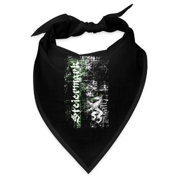 Retro Steiermark - Bandana - Schwarz - Vorne