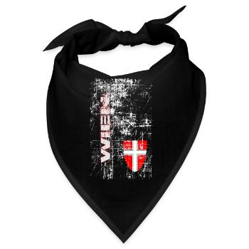 Wien - Bandana - Schwarz - Vorne