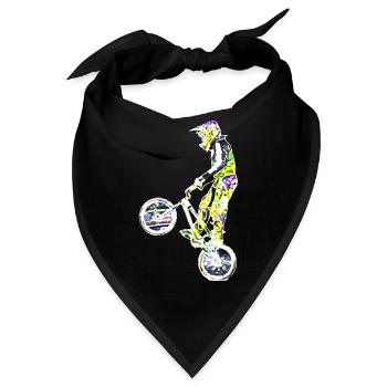 bmx Rasse - Bandana - Schwarz - Vorne