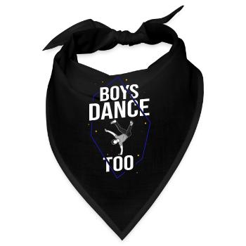 Breakdance Musik Breaking BBoy Bgirl - Bandana - Schwarz - Vorne