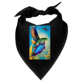 Flying Fish - Bandana - Schwarz - Vorne