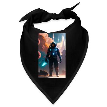 Raum - Bandana - Schwarz - Vorne