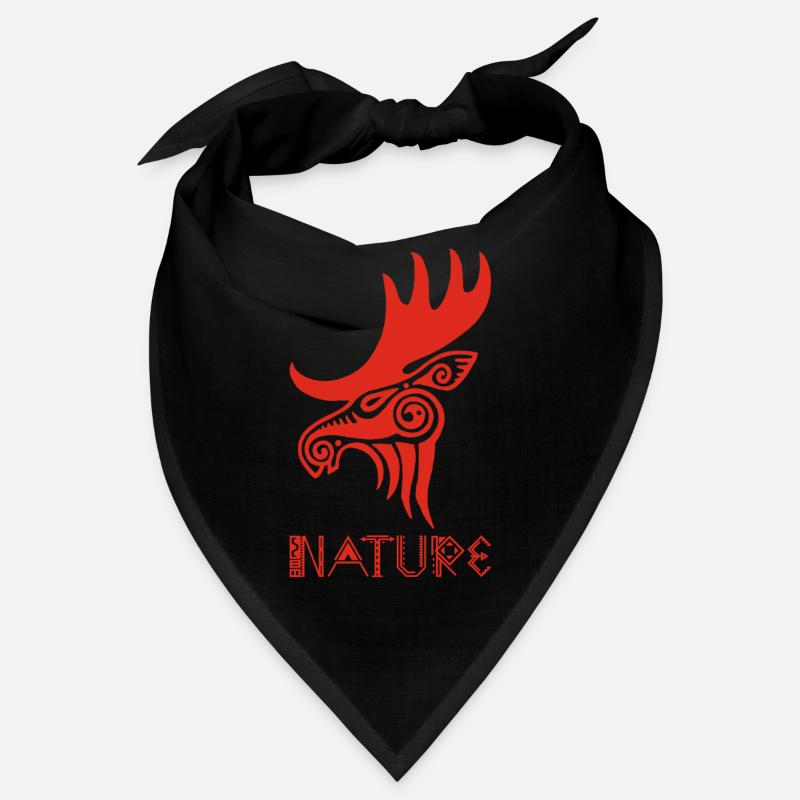 Rotes Elch-Tiertotem Bandana