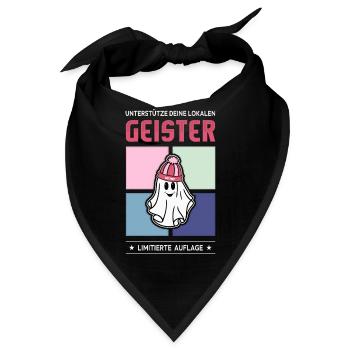 Geister - Bandana - Schwarz - Vorne