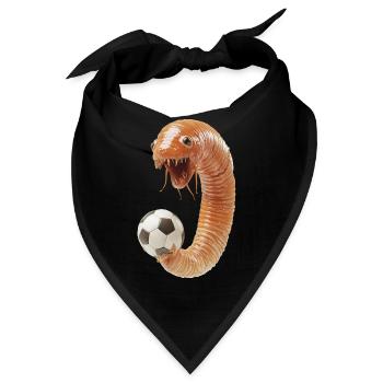 Wurm - Bandana - Schwarz - Vorne