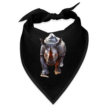 Nashorn - Bandana - Schwarz - Vorne