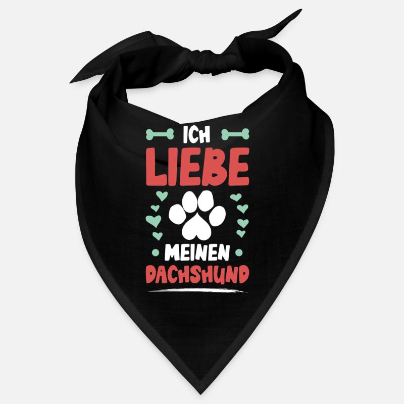 J’adore mon teckel Bandana
