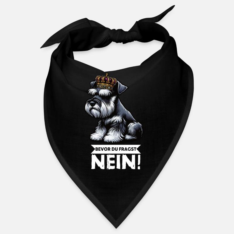 Avant que vous ne demandiez Pas de Schnauzer Géant Bandana