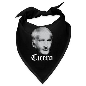 Cicero-Kopf - Bandana - Schwarz - Vorne