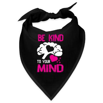 Kind bleiben Kindisch Junggeblieben - Bandana - Schwarz - Vorne