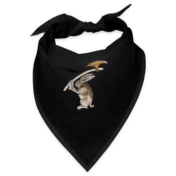Killer Rabbit - Bandana - Schwarz - Vorne