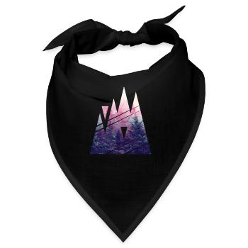 Shape of Woods - Bandana - Schwarz - Vorne