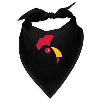 Chicken - Bandana - Schwarz - Vorne