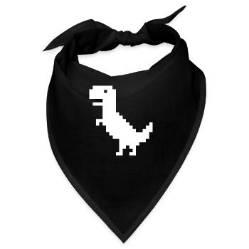 Internet Dinosaurier - Bandana - Schwarz - Vorne