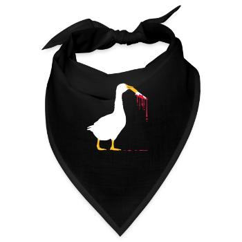 Blutiges Messer Gänse - Bandana - Schwarz - Vorne