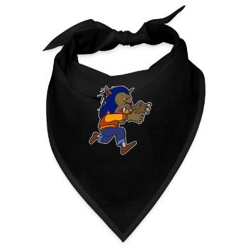 Michael Werewolf Halloween Thriller Night - Bandana - Schwarz - Vorne