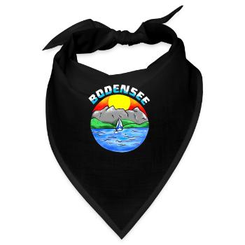 Bodensee - Bandana - Schwarz - Vorne