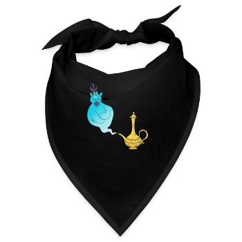 Gini Wunderlampe Flaschengeist - Bandana - Schwarz - Vorne