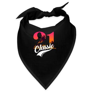 Jahrgang 1921-21. Jubiläum - Bandana - Schwarz - Vorne