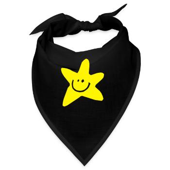 stern - Bandana - Schwarz - Vorne