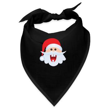 Funny Santa Claus! Funny Santa Claus - Bandana - Schwarz - Vorne