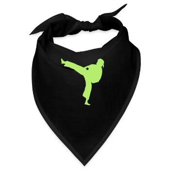 qwan ki do combat self defense - Bandana - Schwarz - Vorne