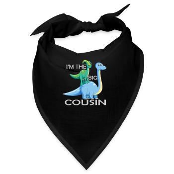 Ich bin das große Cousin-Geschenk - Bandana - Schwarz - Vorne