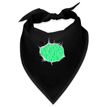 bday geburtstagsgeschenkidee witzig geschenkidee - Bandana - Schwarz - Vorne